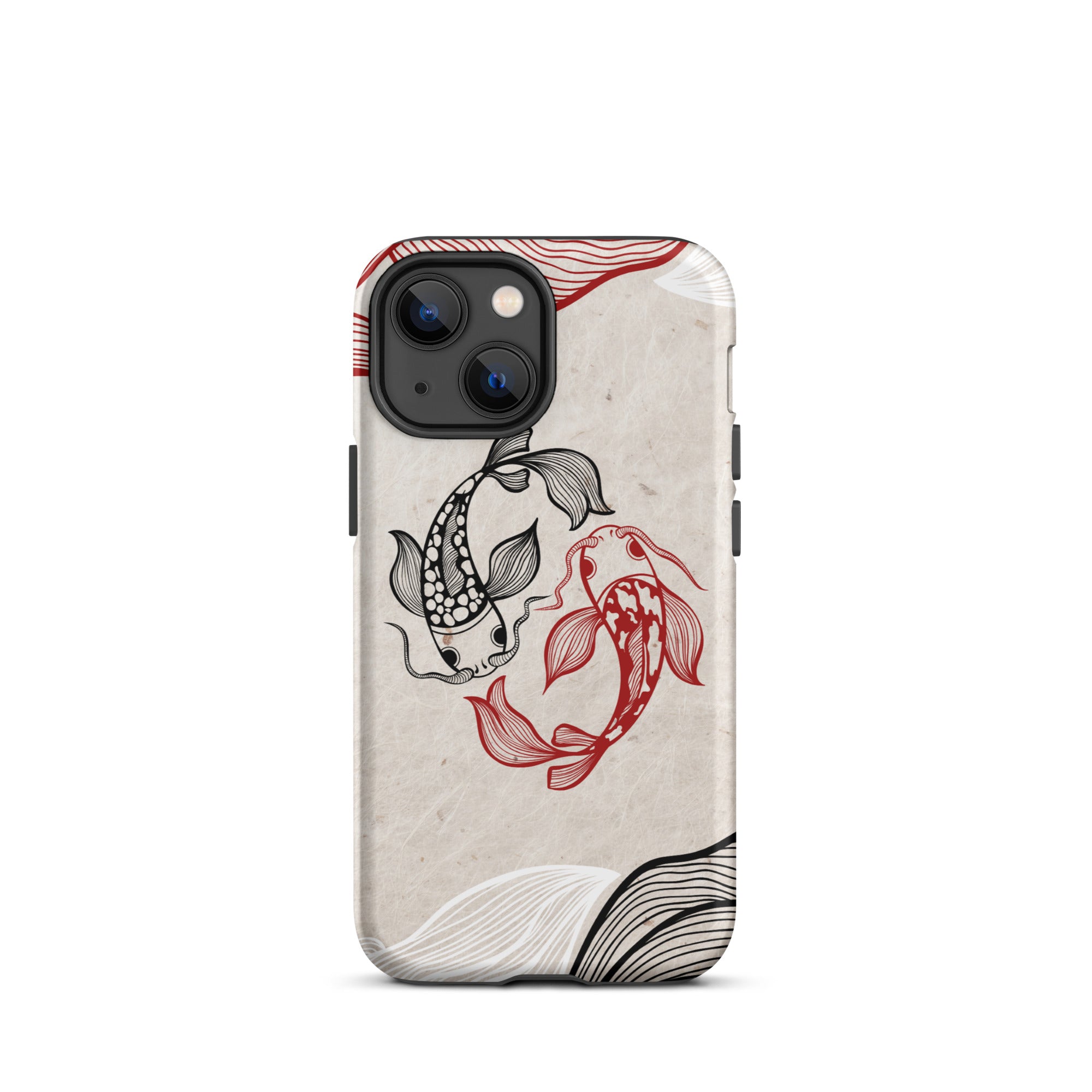 Koi Fish theme iPhone Dual-Layered Tough Case, Fashionable Protection, Induction Charging Compatible, Global Shipping, JHTEE Accessories. - JHTEE