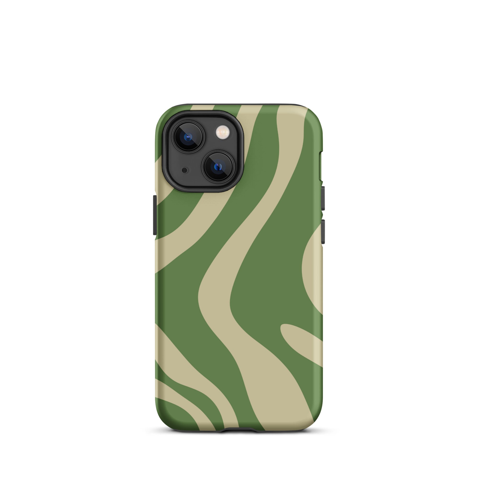 Green Wave iPhone® Dual-Layered Tough Case : Fashionable Protection, Induction Charging Compatible, Global Shipping, JHTEE Accessories. - JHTEE