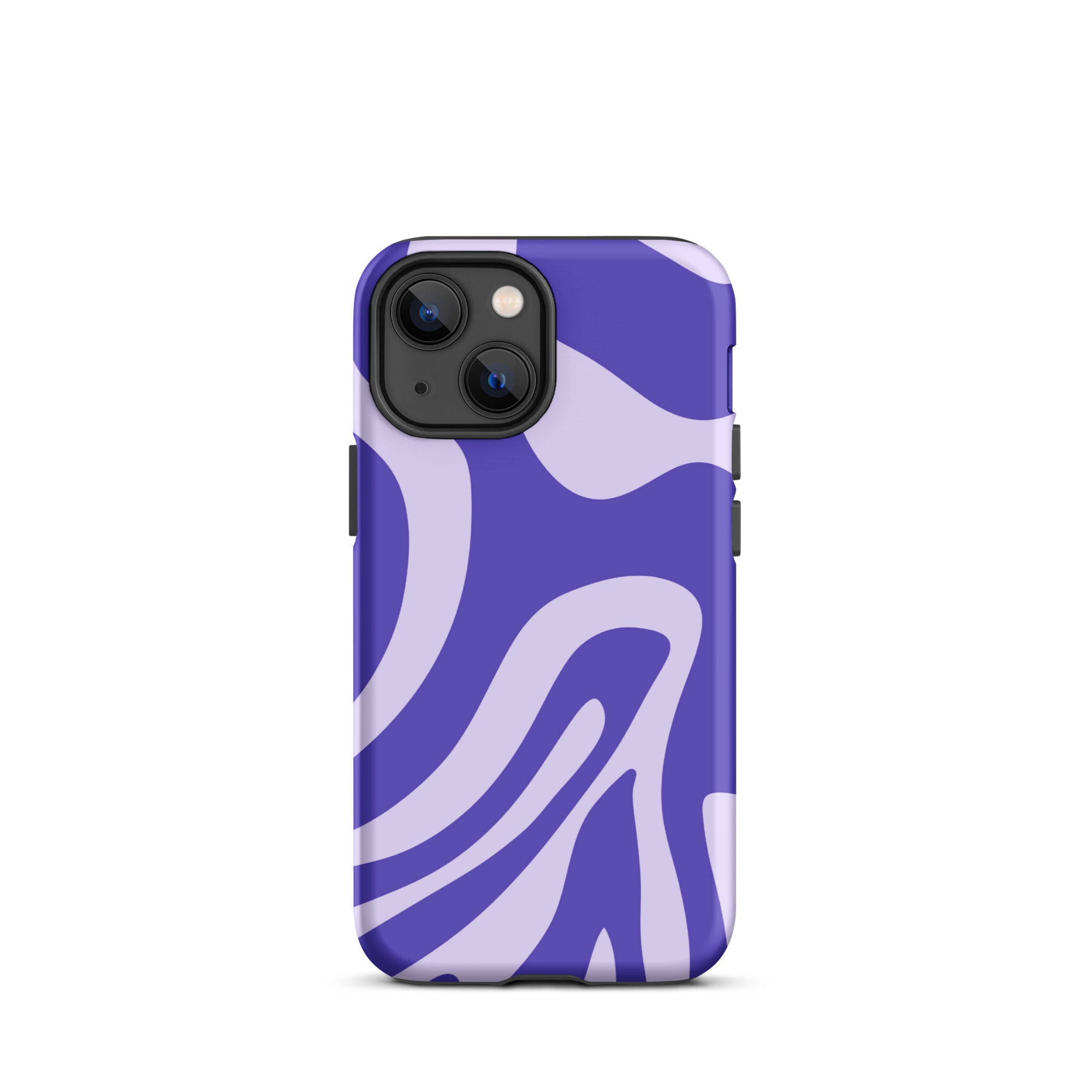 Violet Wave iPhone® Dual-Layered Tough Case : Fashionable Protection, Induction Charging Compatible, Global Shipping, JHTEE Accessories. - JHTEE