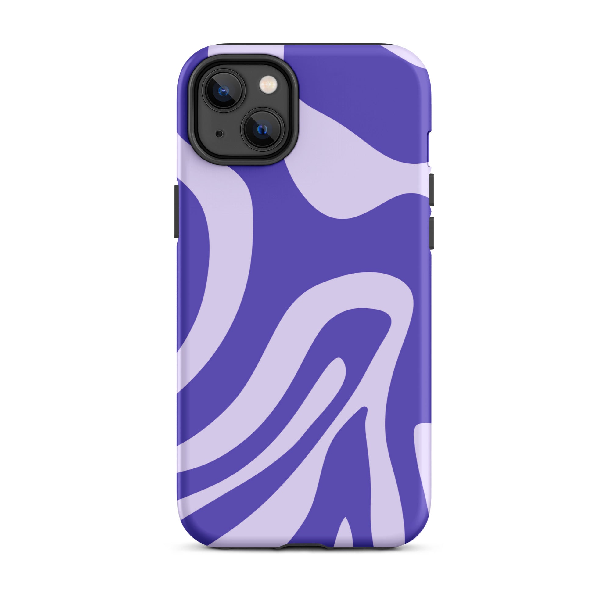 Violet Wave iPhone® Dual-Layered Tough Case : Fashionable Protection, Induction Charging Compatible, Global Shipping, JHTEE Accessories. - JHTEE