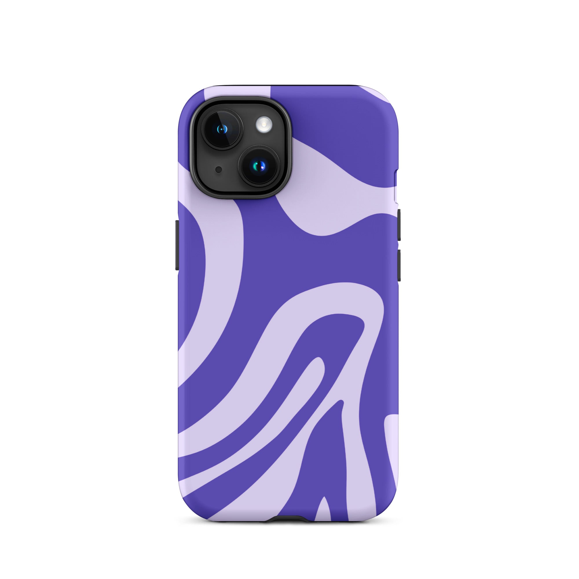 Violet Wave iPhone® Dual-Layered Tough Case : Fashionable Protection, Induction Charging Compatible, Global Shipping, JHTEE Accessories. - JHTEE