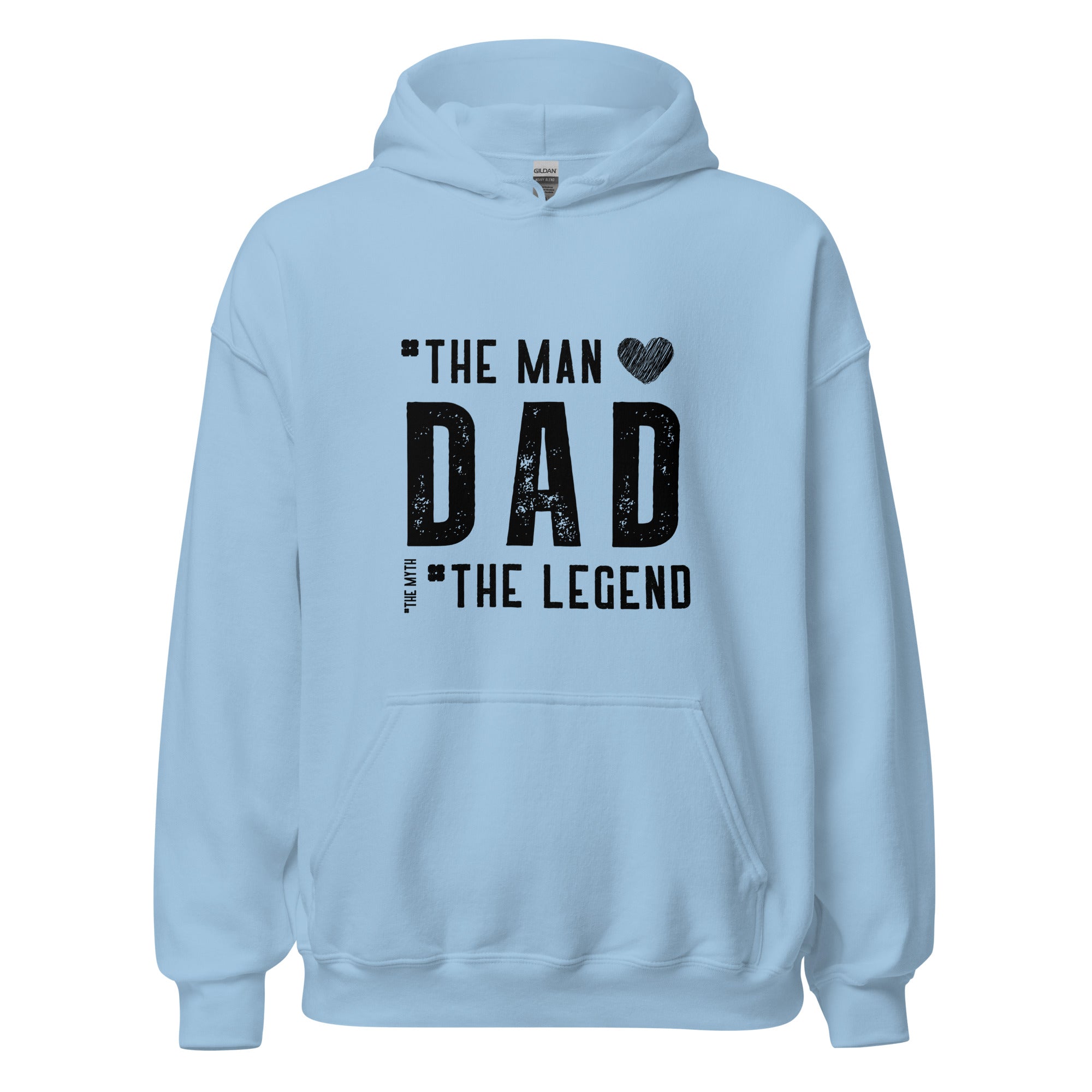 Dad The Man The Legend : Unisex Heavy Blend Hoodie - JHTEE