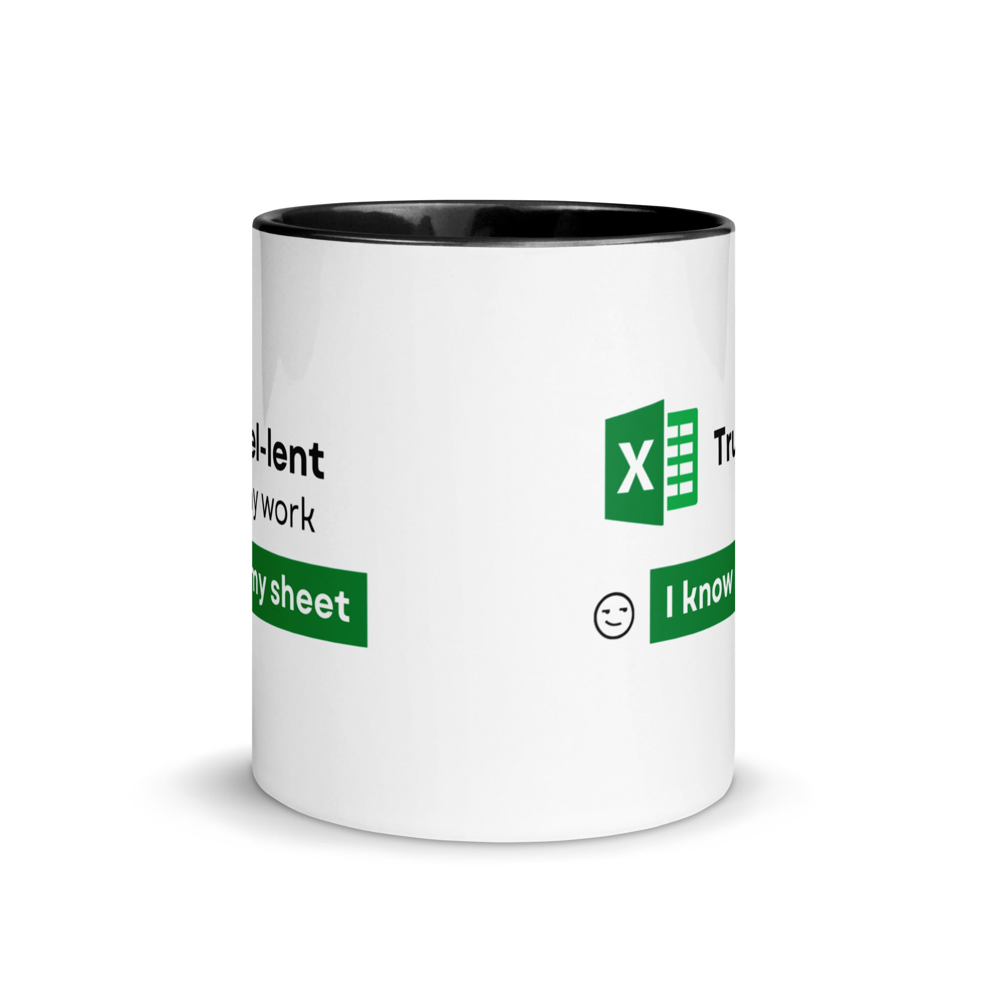 Office Excel Ceramic Mug: Premium Quality, Sturdy and Convenient, Multiple Sizes, Perfect for Personal Use or Gifting Occasions. - JHTEE