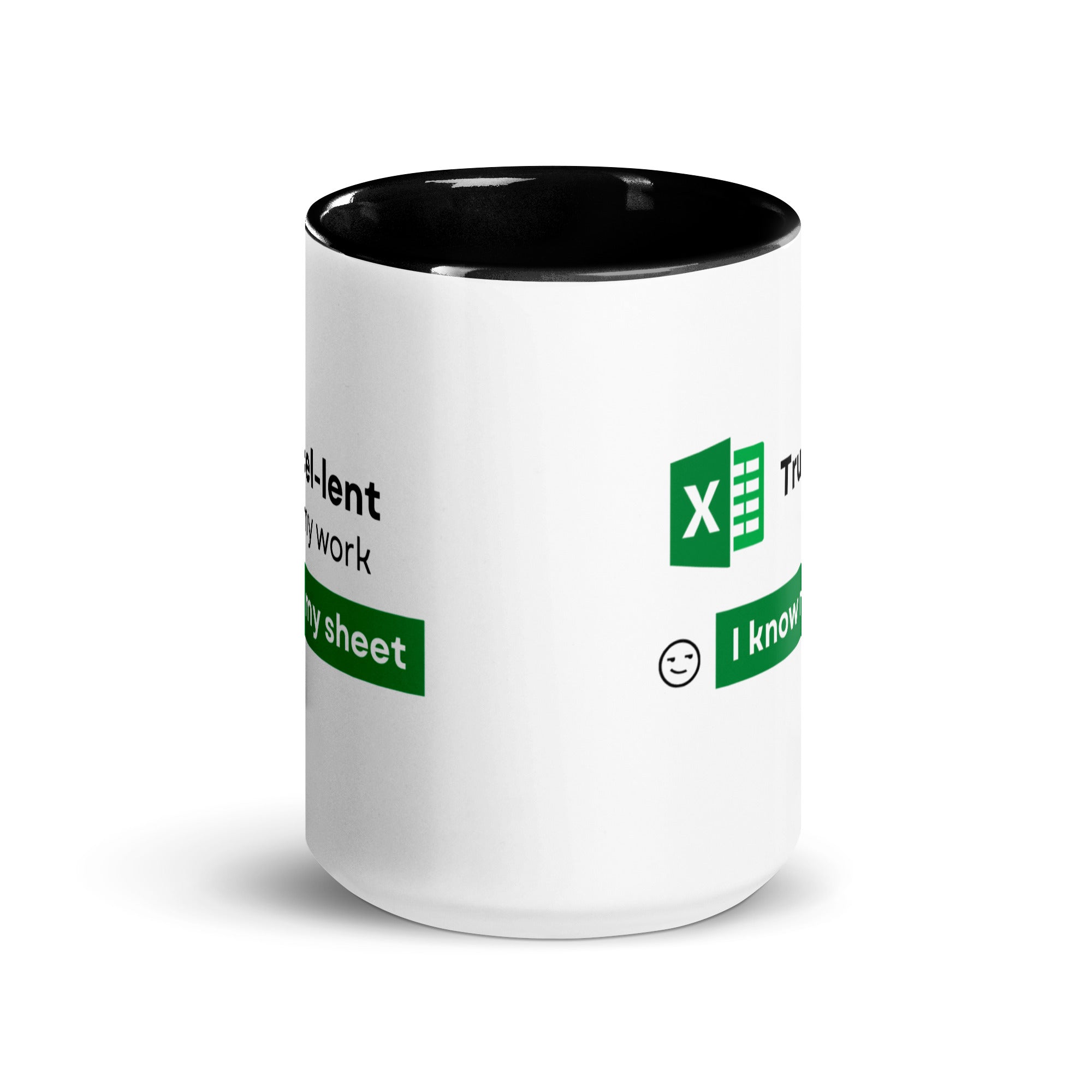 Office Excel Ceramic Mug: Premium Quality, Sturdy and Convenient, Multiple Sizes, Perfect for Personal Use or Gifting Occasions. - JHTEE