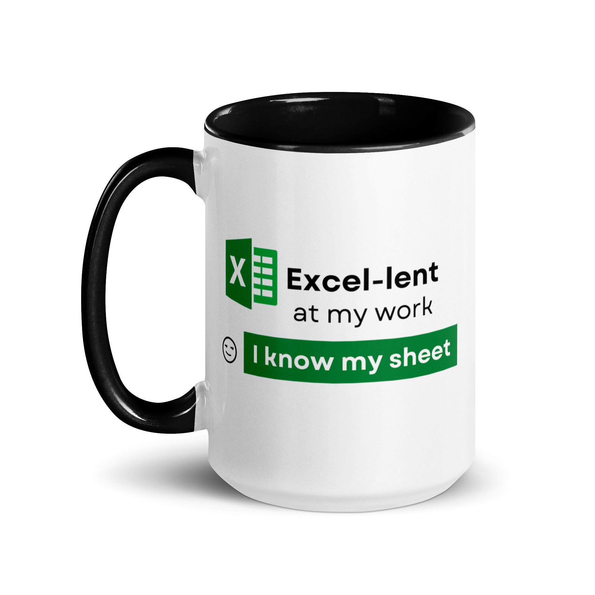 Office Excel Ceramic Mug: Premium Quality, Sturdy and Convenient, Multiple Sizes, Perfect for Personal Use or Gifting Occasions. - JHTEE