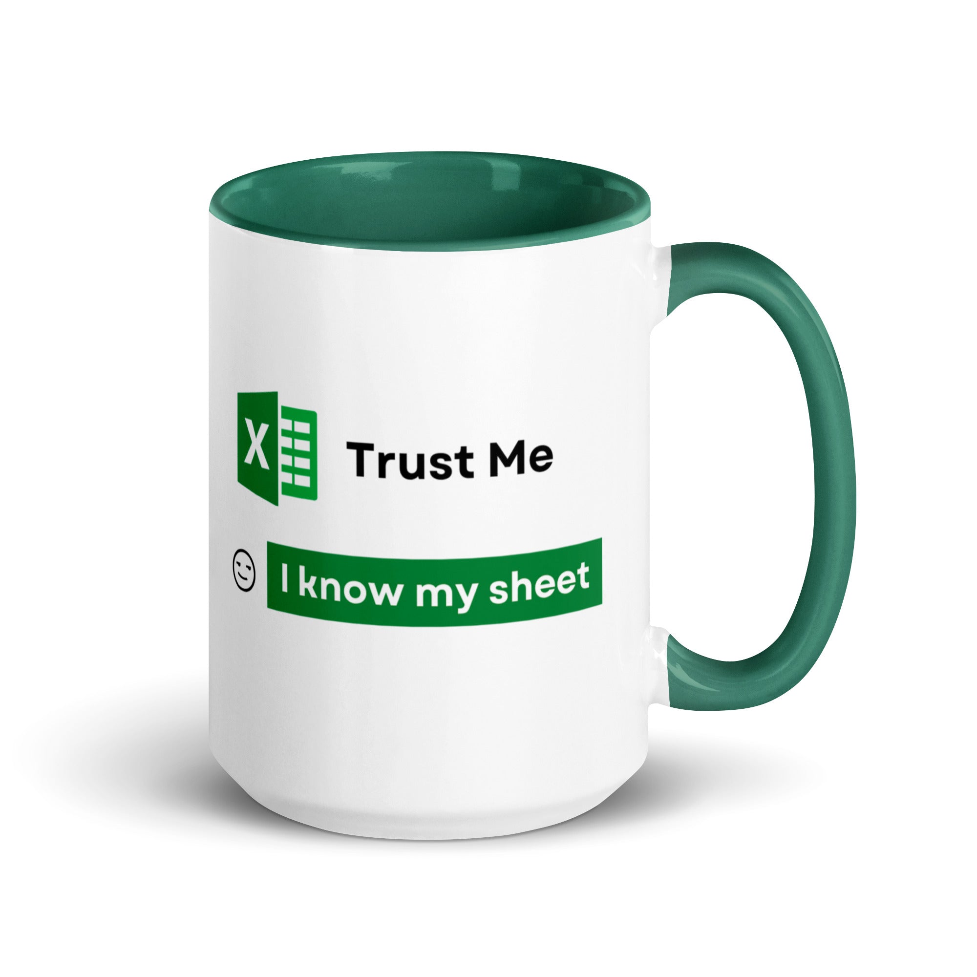 Office Excel Ceramic Mug: Premium Quality, Sturdy and Convenient, Multiple Sizes, Perfect for Personal Use or Gifting Occasions. - JHTEE